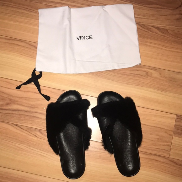 vince garrison fur slide